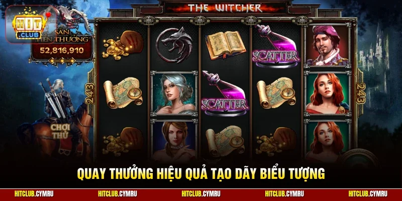 Quay thưởng hiệu quả tạo dãy biểu tượng