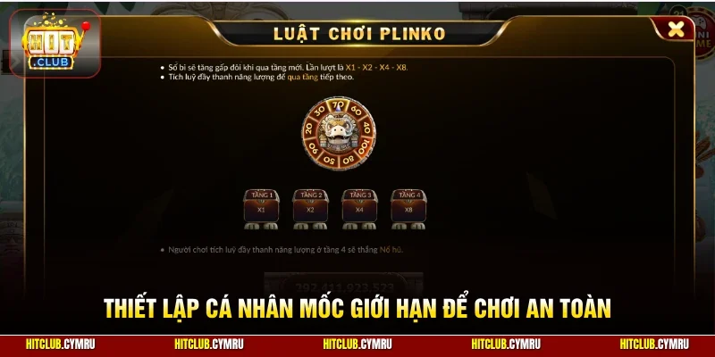 Thiết lập cá nhân mốc giới hạn để chơi an toàn