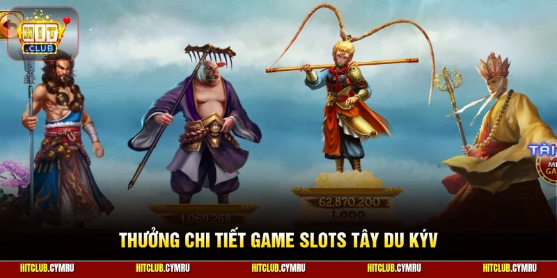Thưởng chi tiết game slots Tây Du Ký